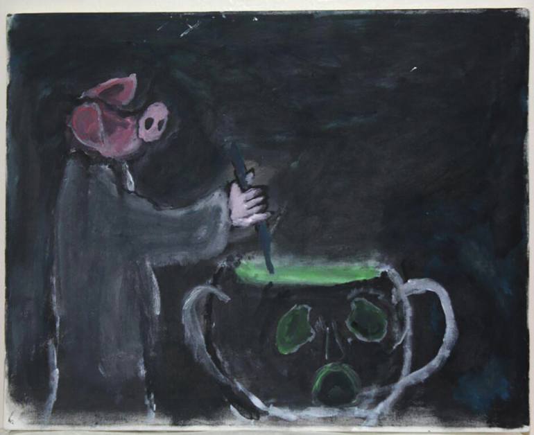 770x628 Saatchi Art Reverse Painting By Acid Kaikani - Acid Painting