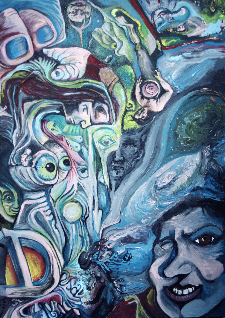 752x1062 Brand Neu Acid Trip By Fockinluvly - Acid Trip Painting