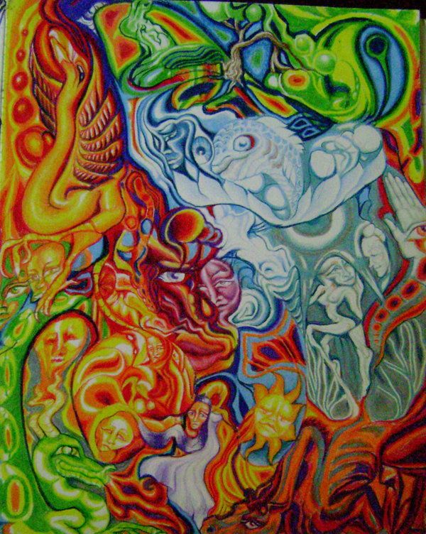 600x752 Acid Trip Wallpapers Group - Acid Trip Painting