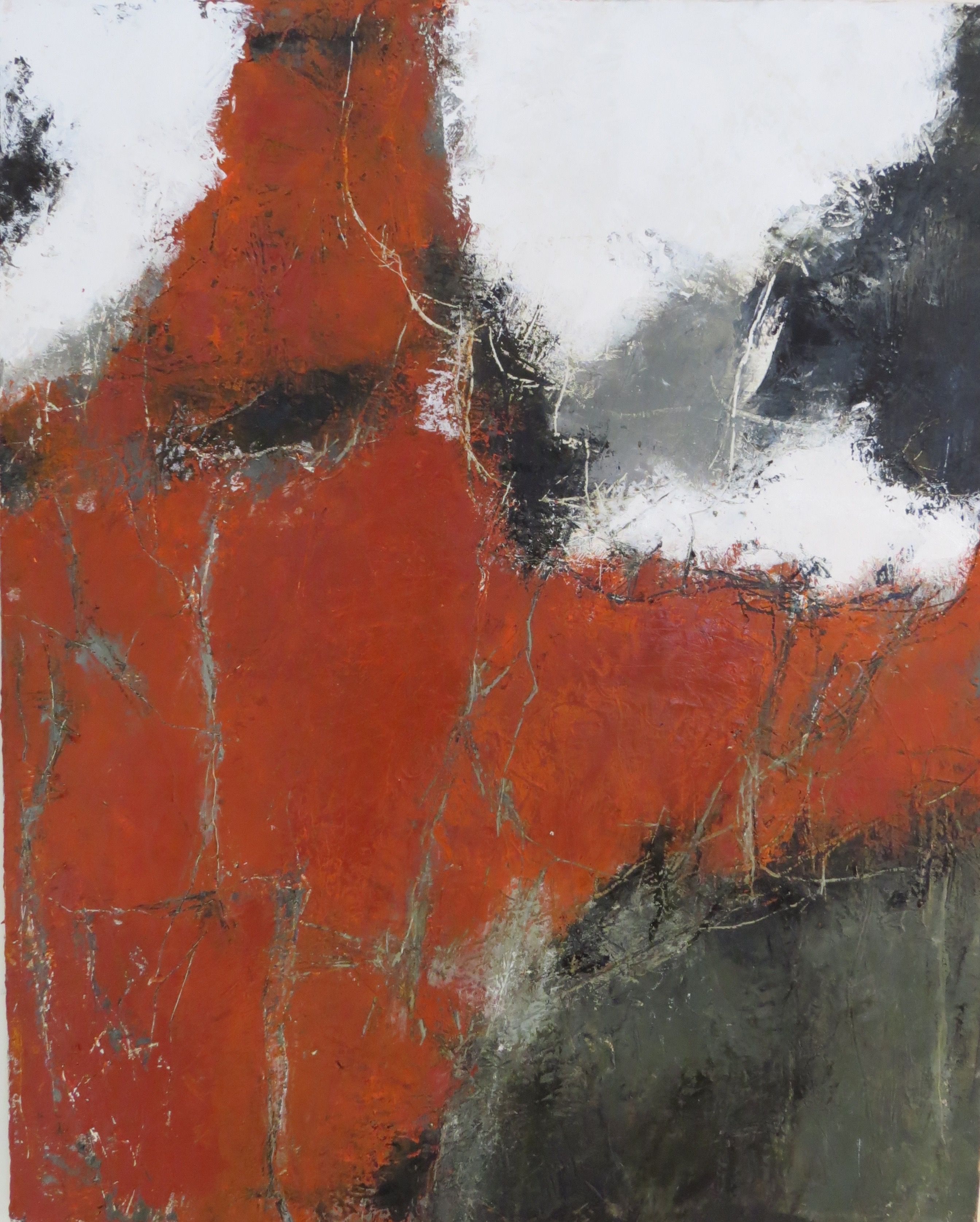 2687x3349 Continent Of The Heart Modern Abstract Art, Canvases - Across The Continent Painting