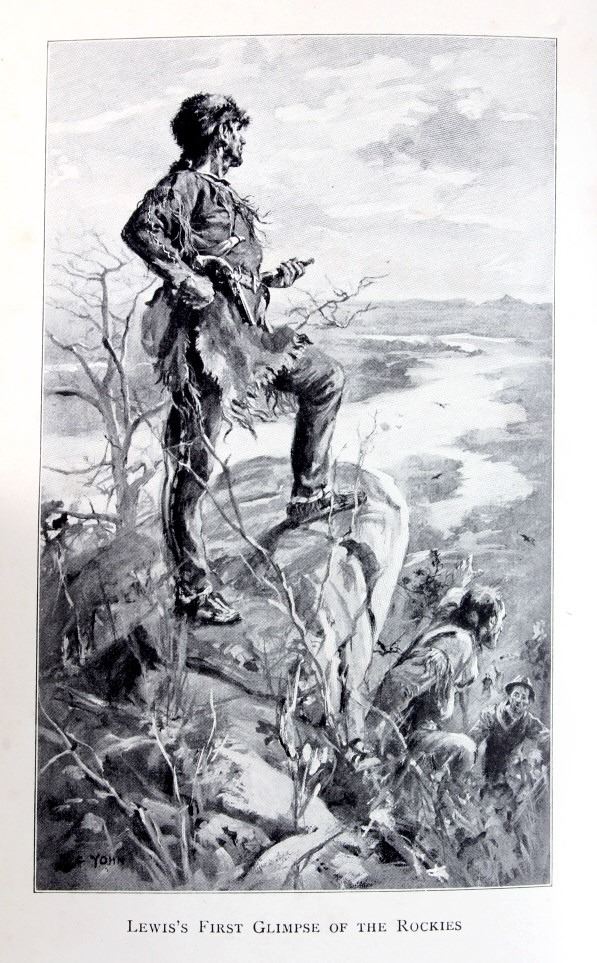 597x963 First Across The Continent 1901 First Edition - Across The Continent Painting