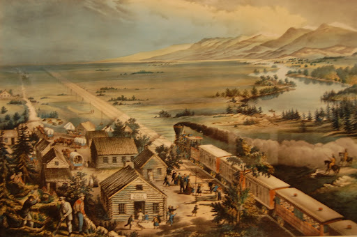 512x340 It Is The Voice Of The Civility Of The Nineteenth Century - Across The Continent Painting