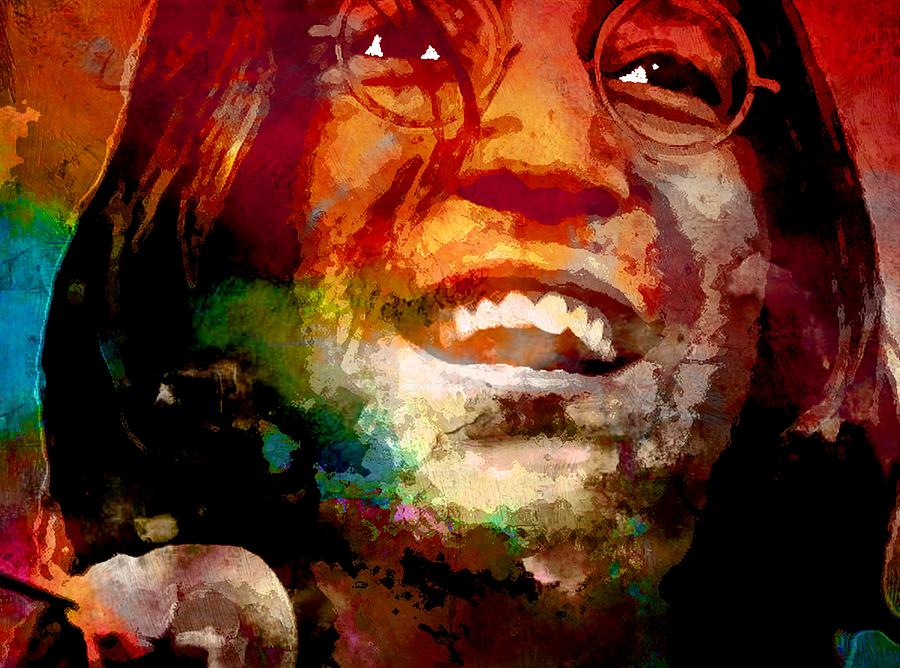 900x668 John Lennon Across The Universe Painting By Otis Porritt - Across The Universe Painting