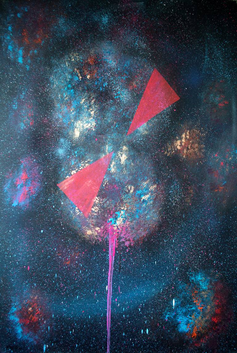 770x1147 Saatchi Art Pikorua, Across The Universe All Things Must Turn - Across The Universe Painting