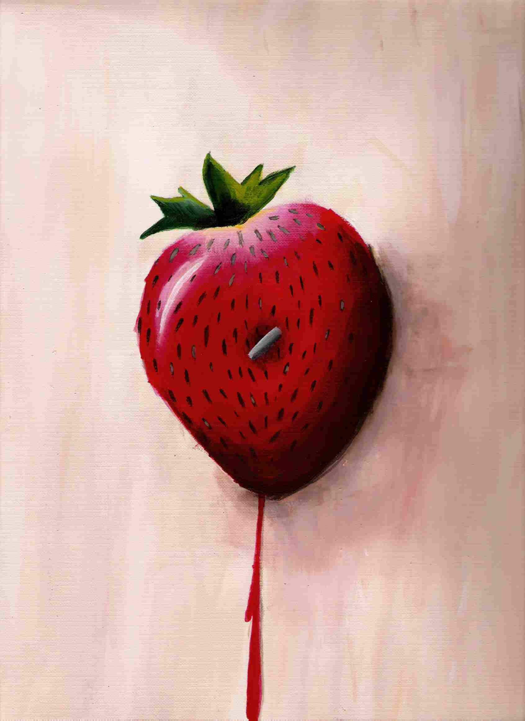 Across The Universe Strawberry Painting at PaintingValley.com | Explore