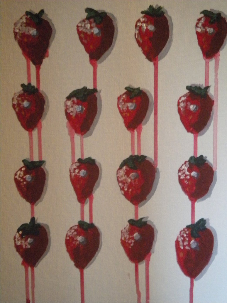 774x1032 Strawberry Fields Forever By Darknessdrawsnear - Across The Universe Strawberry Painting