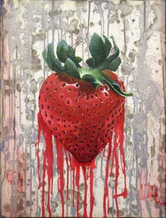 236x310 Across The Universe Strawberry Painting - Across The Universe Strawberry Painting