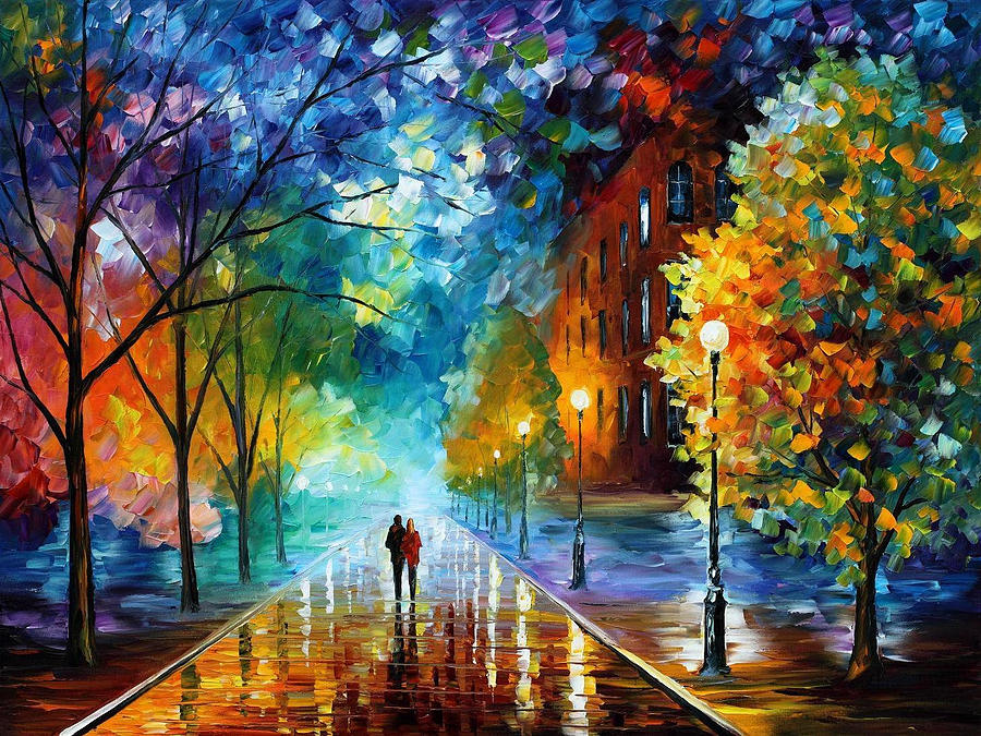 900x675 Freshness Of Cold - Acrylic Canvas Painting Landscape
