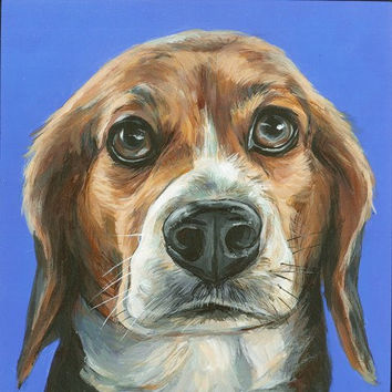 354x354 Dog Flower Pot Pet Painting Pet Portrait From Letitias Crafts - Acrylic Dog Painting