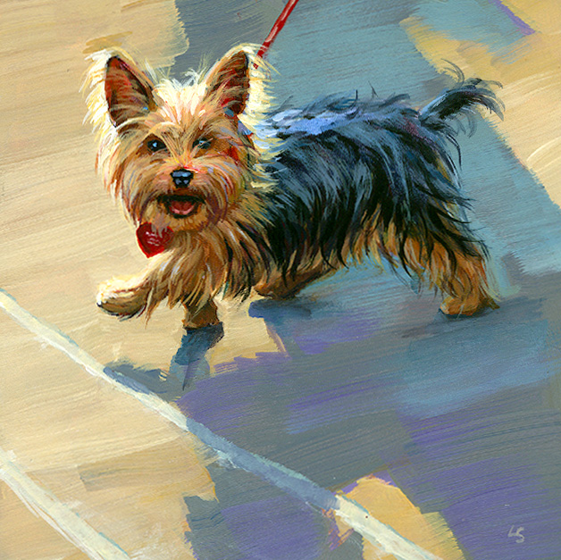 Acrylic Dog Painting at Explore collection of