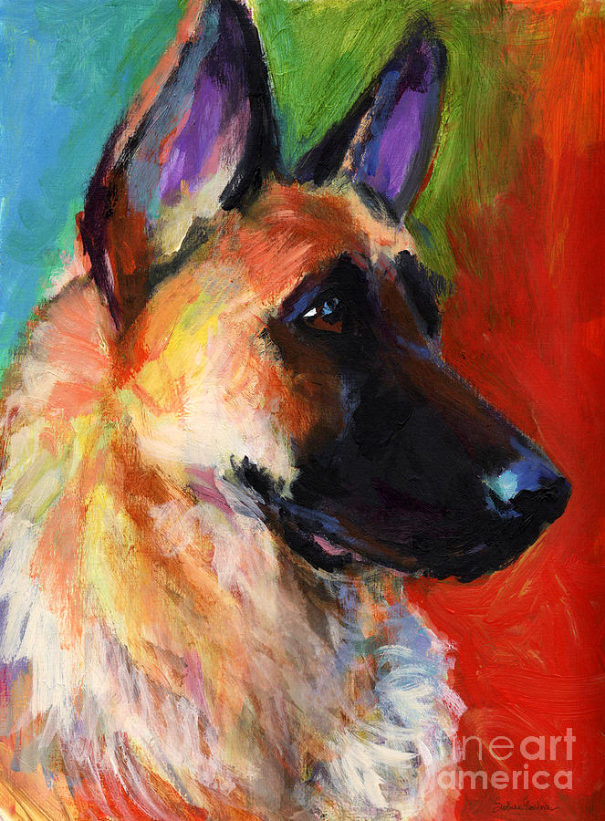 663x900 Acrylic Dog Paintings Fine Art America - Acrylic Dog Painting