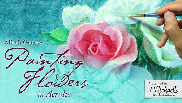 756x429 Painting Flowers In Acrylic Online Class Craftsy - Acrylic Flower Painting