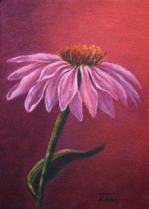 214x300 Pin By Belinda Colby On Painting Paintings - Acrylic Flower Painting