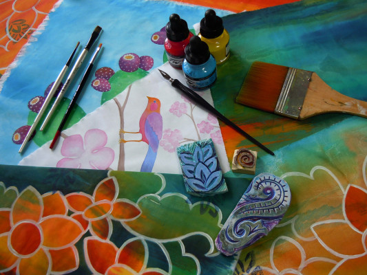 Acrylic Ink Painting