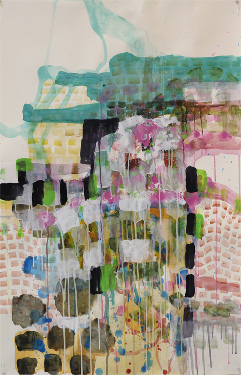 480x748 Elizabeth Terhune Questionable Paintings - Acrylic Ink Painting