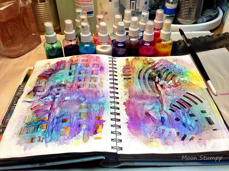 960x720 How To Make Acrylic Ink Spray Great For Mixed Media Work - Acrylic Ink Painting