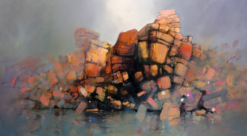 1000x550 Mixed Media Splashing Paint Page 5 - Acrylic Ink Painting