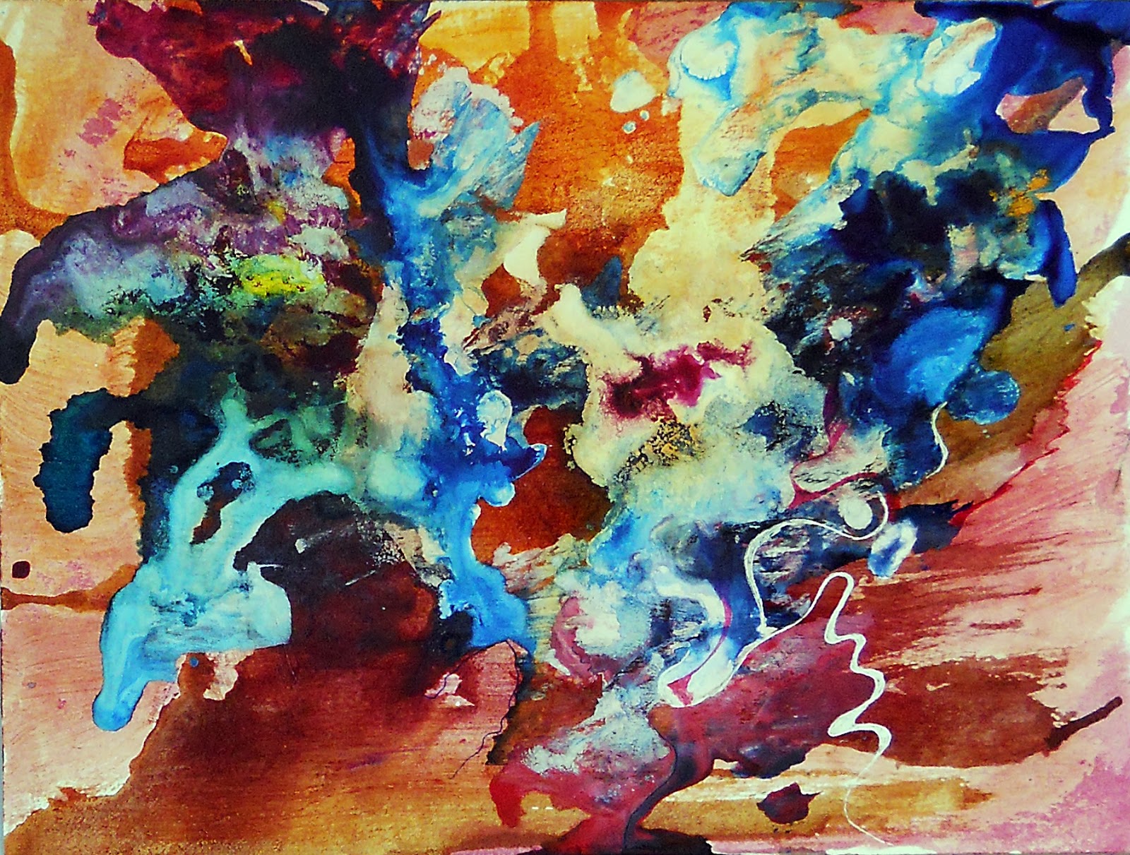 1600x1211 Acrylic, Mixed Media And Digital Paintings Acrylic And Alcohol - Acrylic Ink Painting