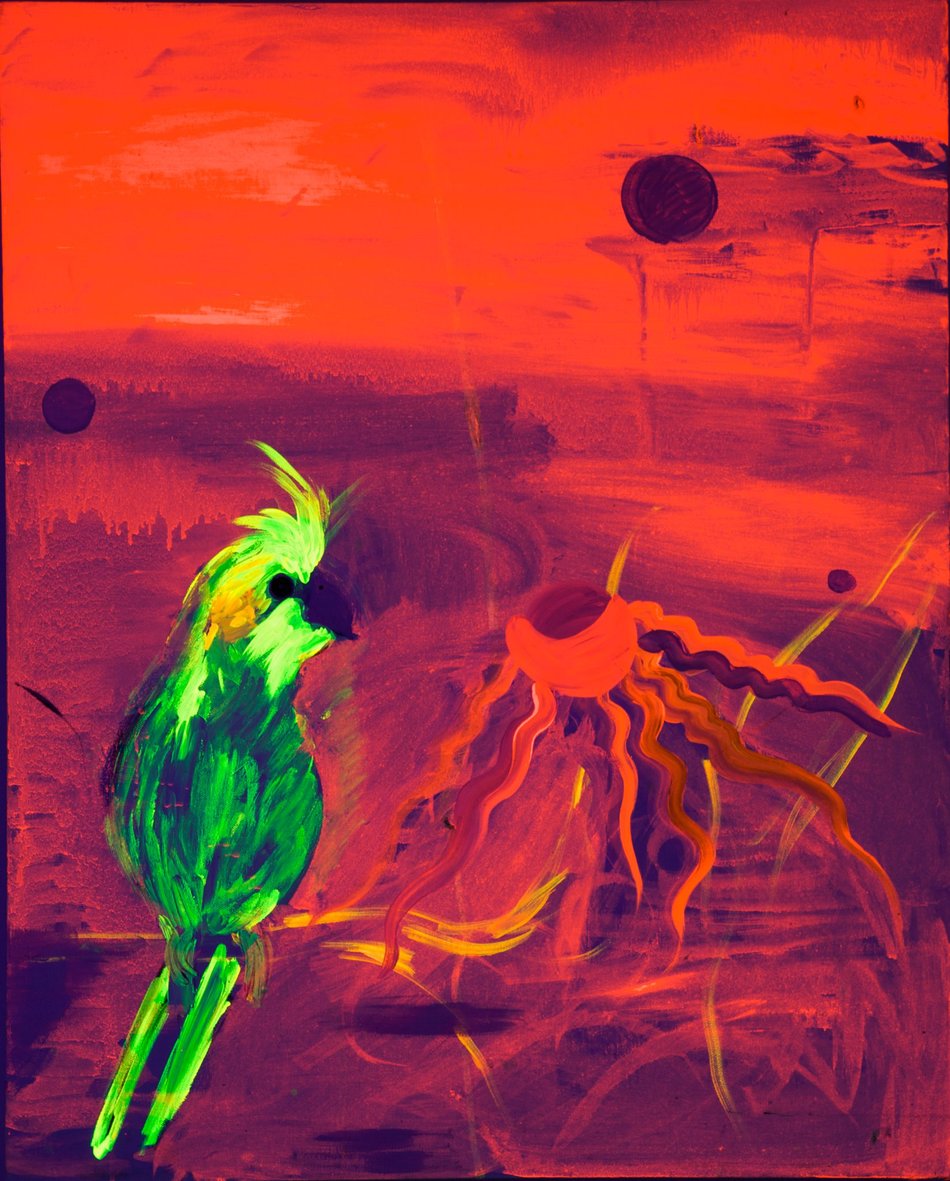 950x1181 Fluorescent Acrylic Paintings Buy Acrylic Paintings Art By Sarit - Acrylic Painting Art