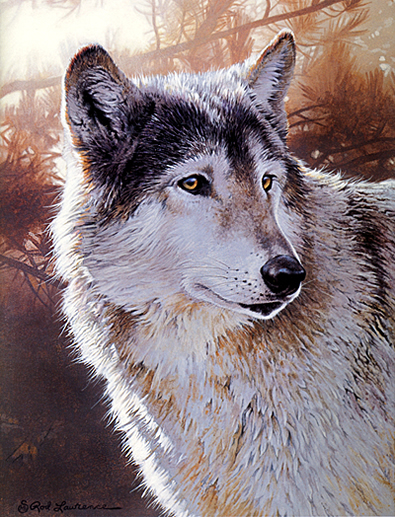 395x517 Wolf - Acrylic Painting For Beginners Animal