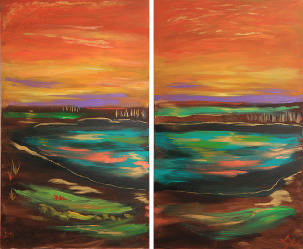 600x494 Houston Texas Artist, Sharon Worley Original Paintings, Kingwood - Acrylic Painting Gallery