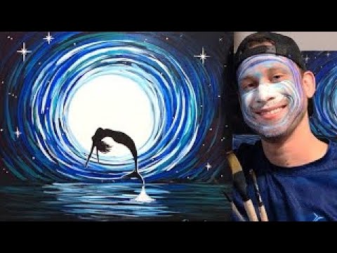 480x360 How To Paint Mermaid Beginner Acrylic Art Lesson - Acrylic Painting Mermaid