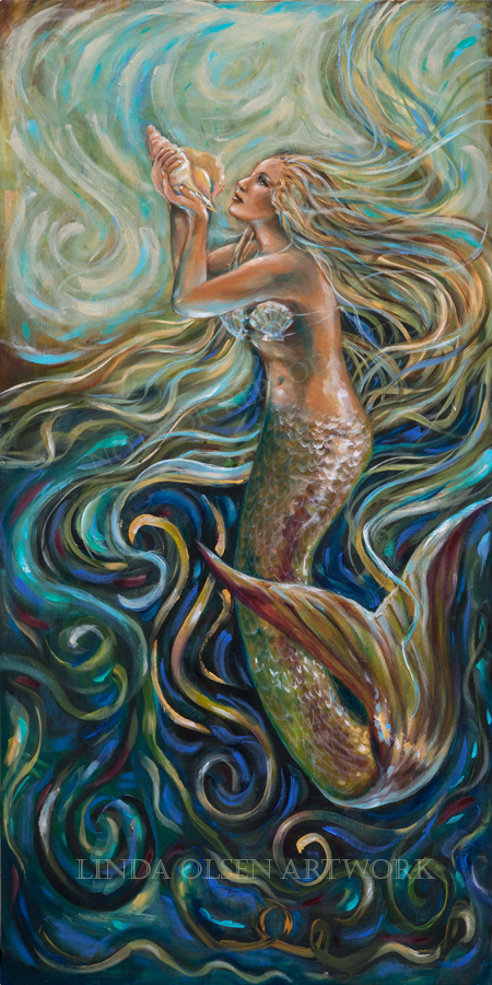 450x900 Acrylic Paintings Page 16 - Acrylic Painting Mermaid