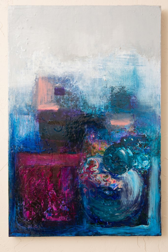 683x1024 Acrylic Painting - Acrylic Painting On Glass