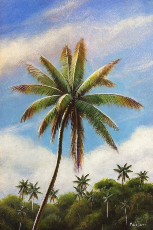 500x753 Painting Tropical Landscapes. Create Scenes Filled With Abundance! - Acrylic Painting Palm Trees