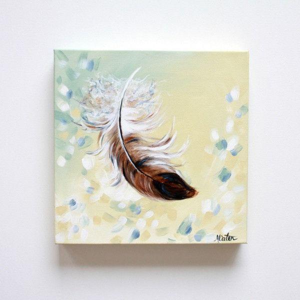 600x600 Protection 12 X 12 Inches Acrylic Painting On Canvas Mindi - Acrylic Painting Protection
