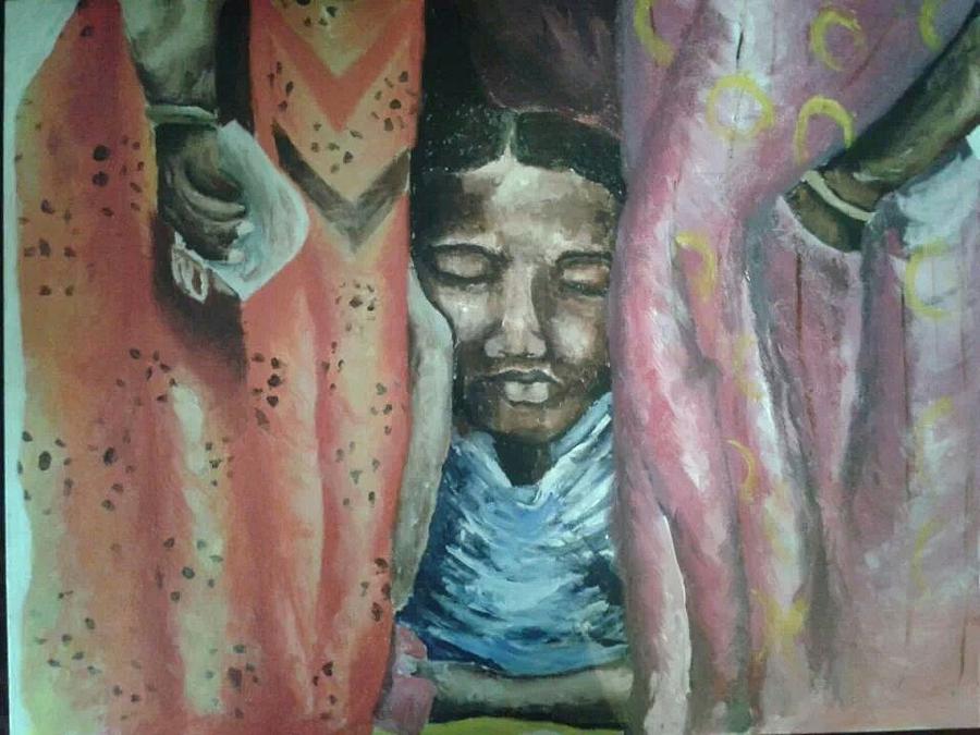 900x675 Protection Painting By Stephanie Johnson - Acrylic Painting Protection