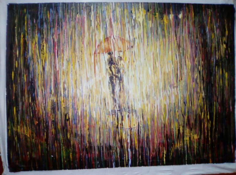 770x570 Saatchi Art Protection Painting By Paul Ejedawe - Acrylic Painting Protection