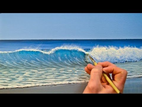 480x360 How To Paint Tropical Water - Acrylic Painting Water