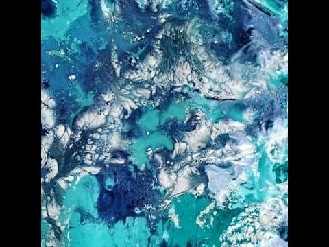 480x360 How To Create Marble Texture Using Acrylic Paint Amp Water (Fluid - Acrylic Painting Water