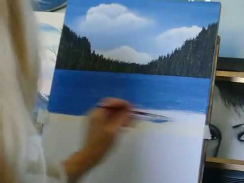 480x360 How To Paint Water, How To With Acrylic Paint Lesson 4 Easy - Acrylic Painting Water