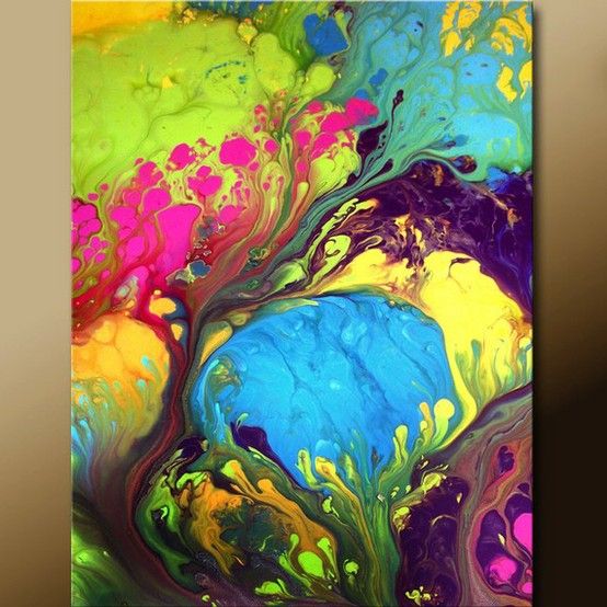554x554 Acrylic Pouring Just Love This! Artistic - Acrylic Pour Painting