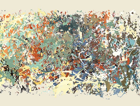 470x355 Rhizome Action Painting (Masculine Expressionism) - Action Painting