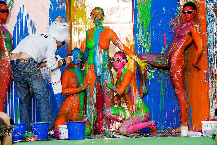 900x600 Action Painting By Stsch - Action Painting