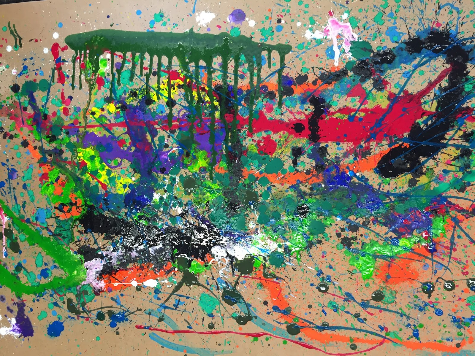 1600x1200 Action Painting Week 2 Ps77 Brooklyn Art News - Action Painting