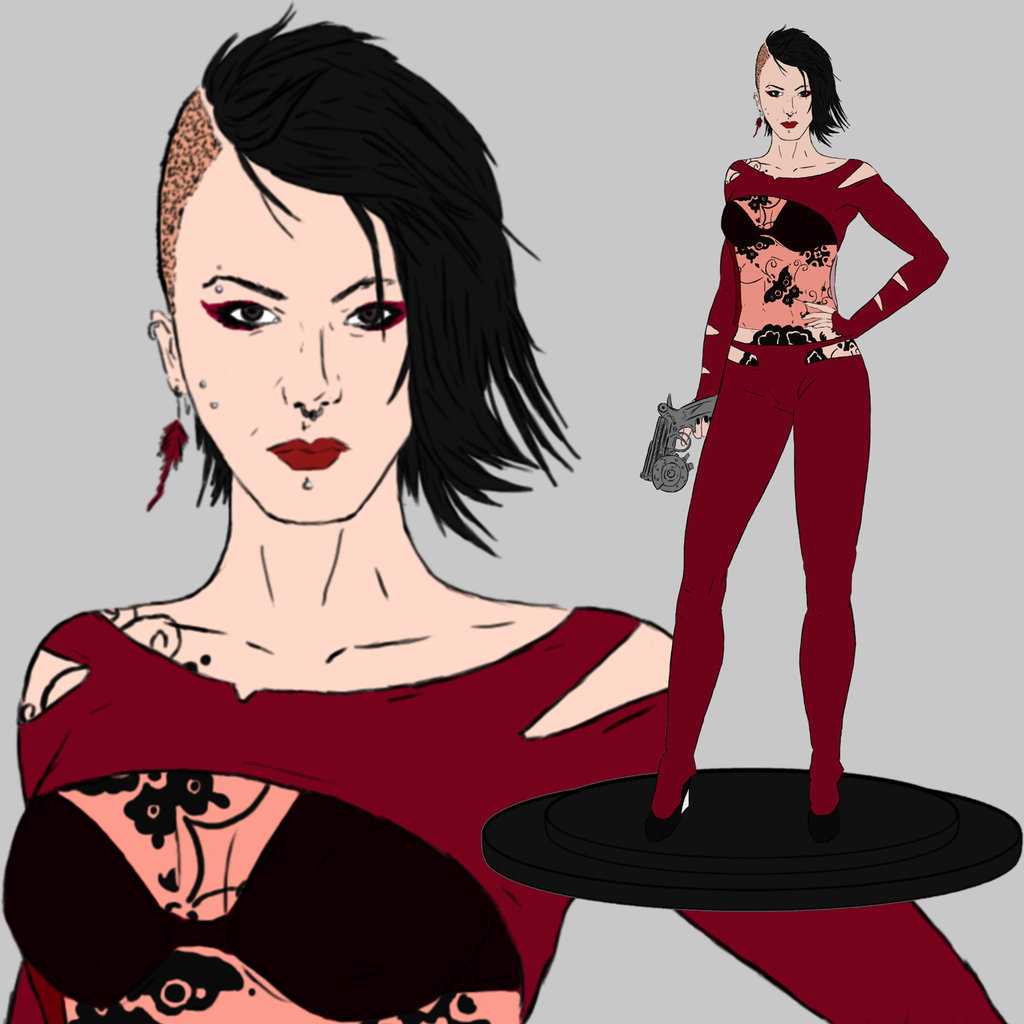 1024x1024 Ada Wong Redesign Contest By Beignetbison - Ada Painting