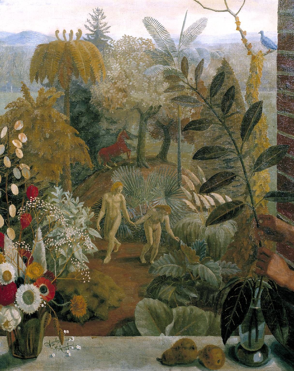 Adam And Eve In The Garden Of Eden Painting At - 