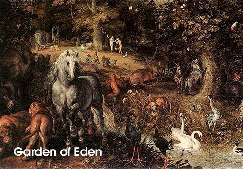 500x347 How Long Did Adam And Eve Stay In The Garden Of Eden Neverthirsty - Adam And Eve In The Garden Of Eden Painting