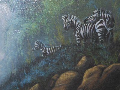 400x300 Painting On Canvas, African Adam Amp Eve In The Garden Of Eden By - Adam And Eve In The Garden Of Eden Painting