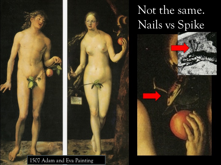 720x540 Secrets In Adam Eva(The Fall Of Man) Painting, Paumgartner - Adam And Eve Painting Michelangelo