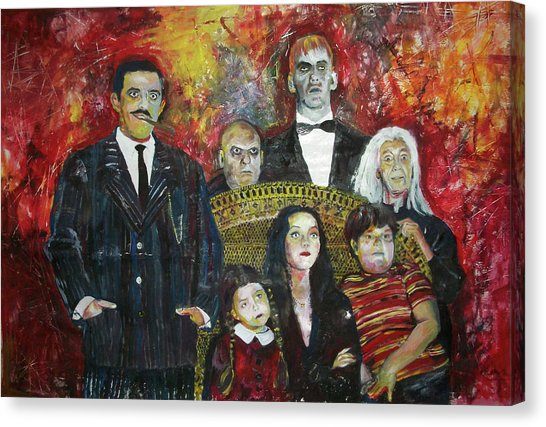 546x427 The Addams Family Painting By Marcelo Neira - Addams Family Painting