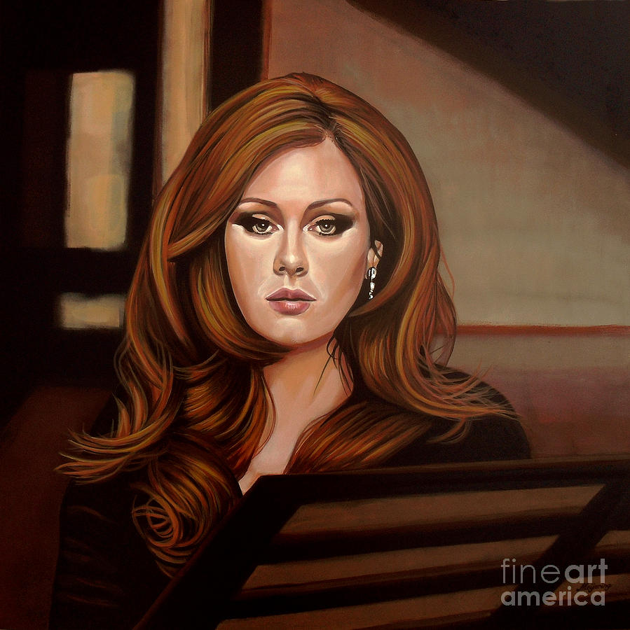 899x900 Adele Painting By Paul Meijering - Adele Painting
