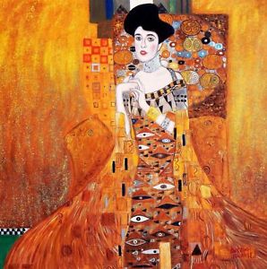 298x300 Gustav Klimt - Adele Painting