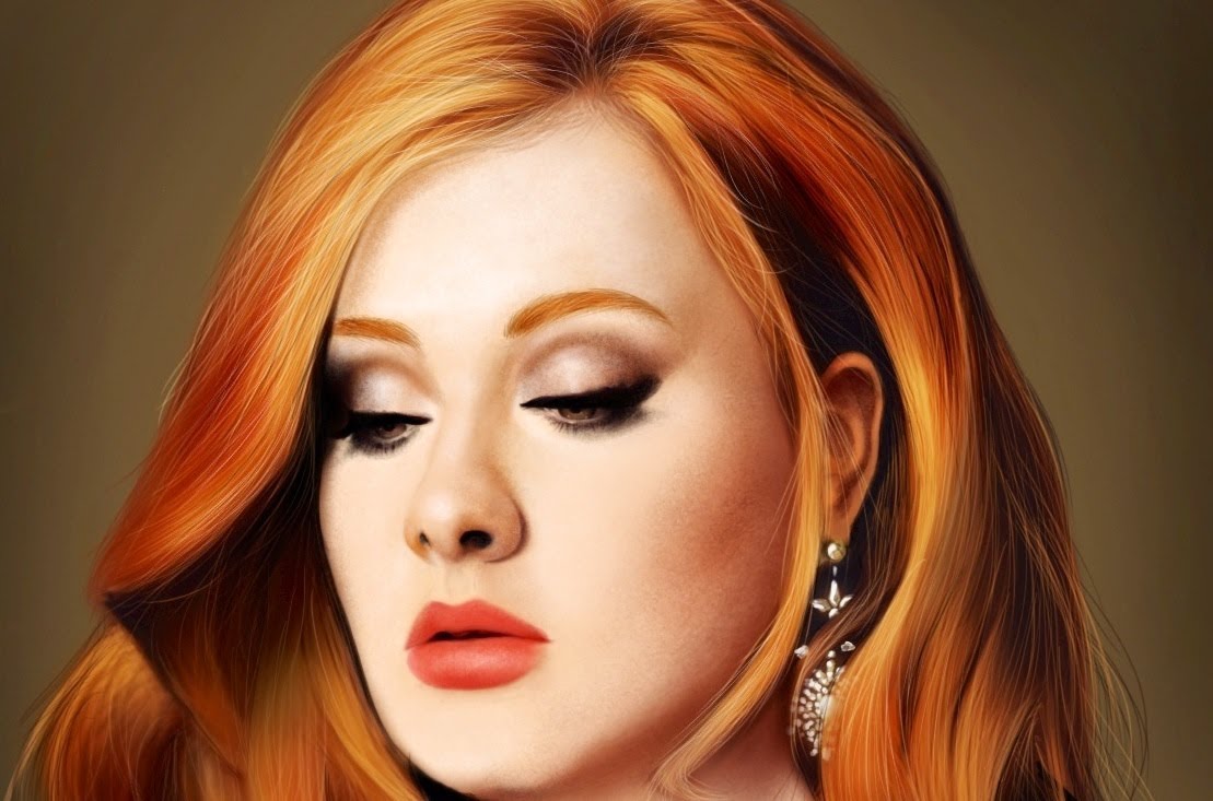 1109x733 Painting Adele - Adele Painting