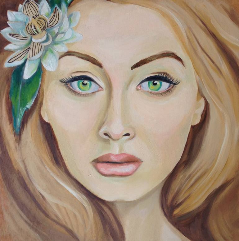 770x775 Saatchi Art Hello Adele Painting By Leah Guzman - Adele Painting