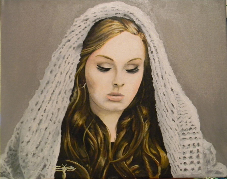 900x711 Adele Painting By Eric Barich - Adele Painting